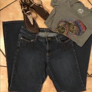 Michael Kors Embellished Pocket Jeans